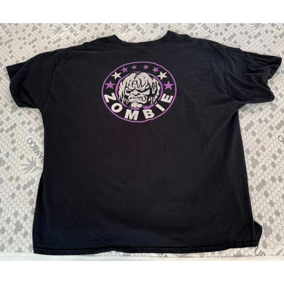 Rob Zombie Live Concert T-Shirt Mens, Double Sided Concert Shirt Black Size XL - Picture 5 of 7